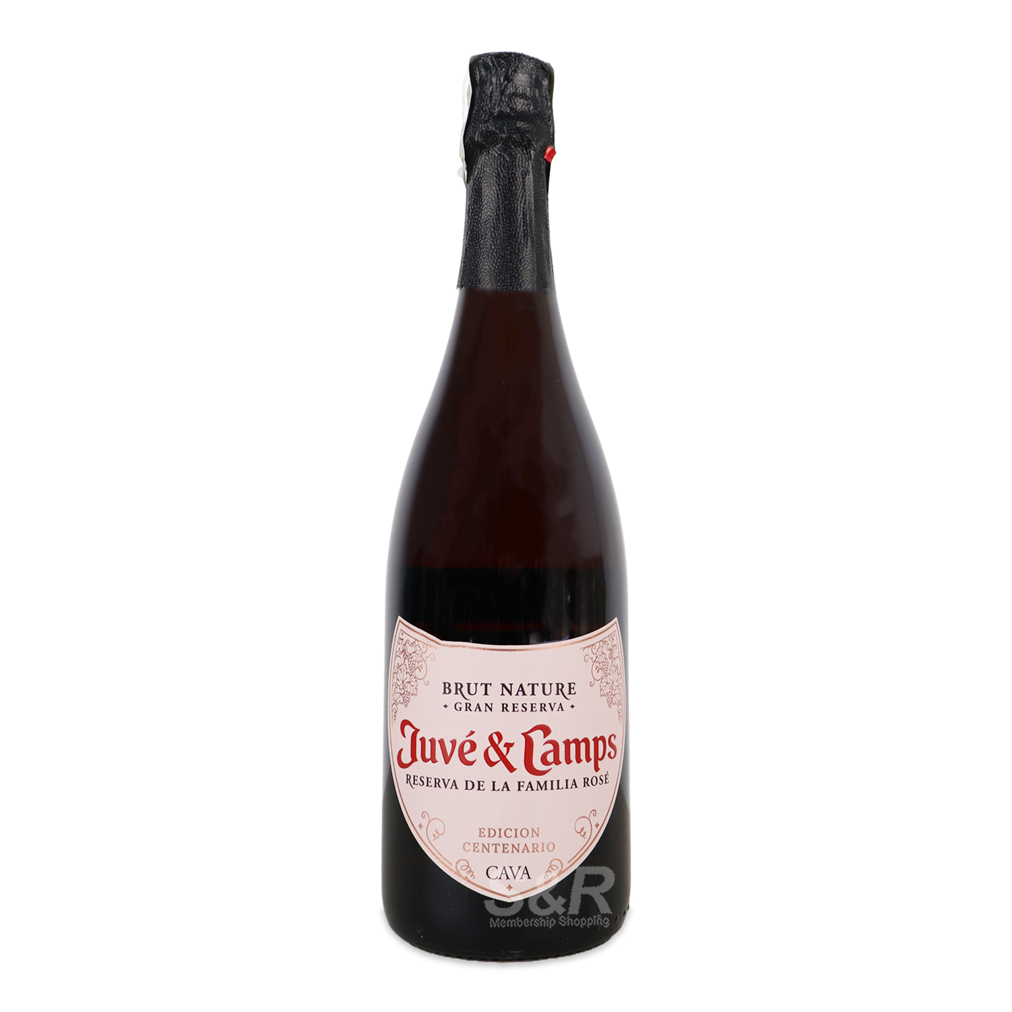 Brut Nature Gran Reserva Juve & Camps Reserva De La Familia Rose Edicion Centenario 750mL